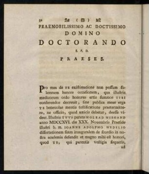 32-37, Praenobilissimo ...Doctorando...