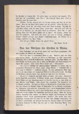Von den Mördern der Christen in Adana