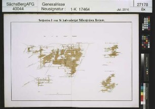 Lithographische Hannoversche Grubenrisse (Harz); Silbergrubenrevier von St Andreasberg