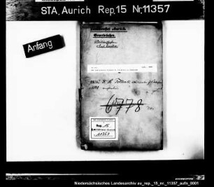 Der Auktionator Folkert R. Folkerts in Oldersum