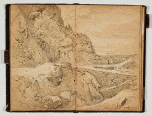 Felsige Landschaft mit Weg