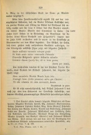 Geschichte des vormaligen Bisthums Pomesanien : e. Beitr. zur Landes- u. Kirchengeschichte d. Königreichs Preußen, 2