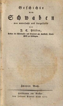 Geschichte von Schwaben, 2,[1]