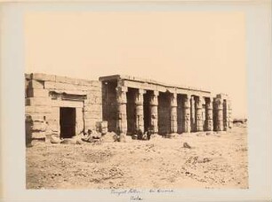 Totentempel des Sethos I., Luxor (Theben-West): Ansicht, Säulenhalle