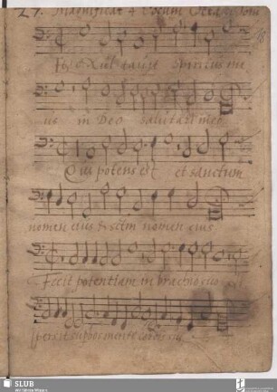 [Lasso, Orlando di:] Magnificat