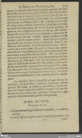 Qualiter Sententiæ & processus, qui dicuntur nulli defendi, seu reparari possint