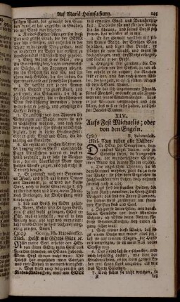 XIV. Aufs Fest Michaelis ; oder von den Engeln.