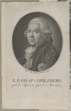 Bildnis des E. F. Graf v. Herzberg
