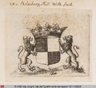 Wappen des Philipp Wilhelm von Boineburg