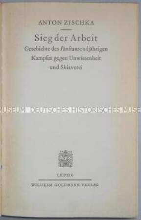 Veröffentlichung über die Geschichte der Arbeit