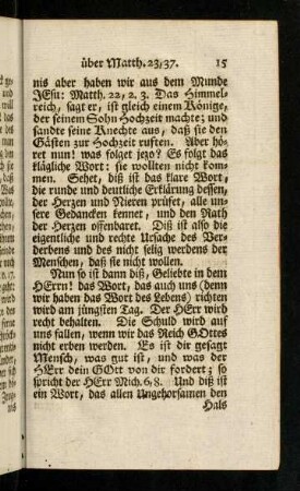 15-30, Nun so ist dann diß, Geliebte in dem Herrn...