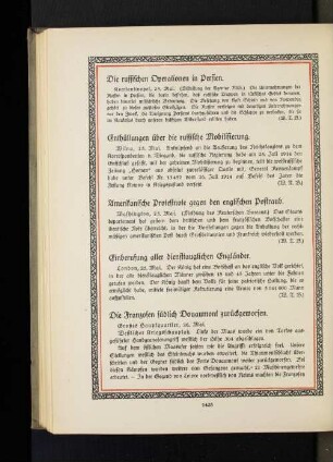 Die russischen Operationen in Persien.