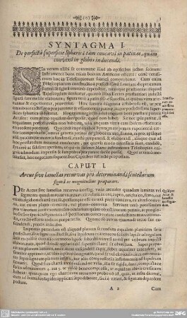 Caput I. Arcus sive lamellas recurcas pro determinanda scutellarum figura ac magnitudine praeparare.