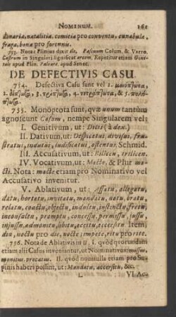 De Defectivis Casu.