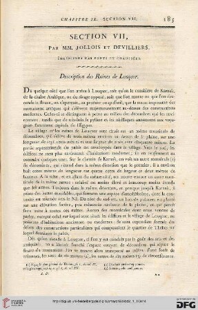 Section VII