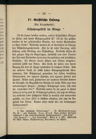 191-193, IV. Geistliche Lesung