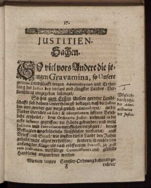 Justitien-Sachen