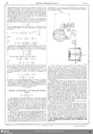 Aufzieh- und Zeigerstellvorrichtung für Pendel-Uhren