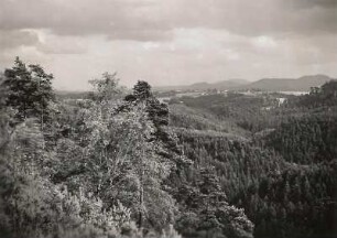 Walteresdorfer Ebenheit über das Polenztal gesehen
