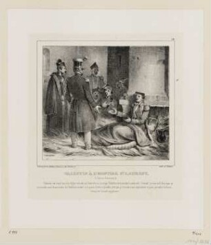 Valentin im Hospital Saint Laurent, Blatt 38 der Folge "Leben des Valentin"