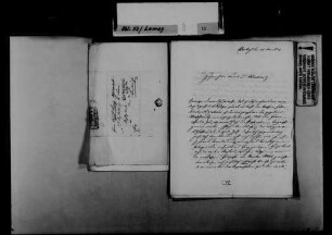 Schreiben von Emil Graeff, Eberbach, an August Lamey: Bitte um eine Versetzung an das Amtsgericht Heidelberg.