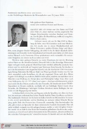 Antrittsrede vom 25. Januar 2008