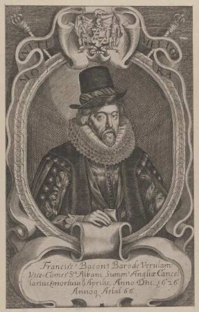 Bildnis des Francis Bacon Baro de Verulam