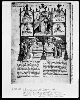 Biblia Pauperum aus Salzburg — ---, Folio 2verso