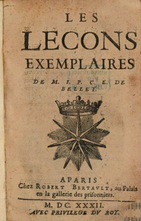 Les Lecons exemplaires