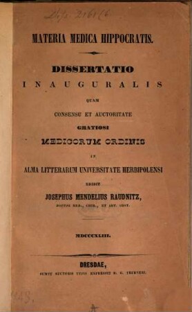 Materia medica Hippocratis