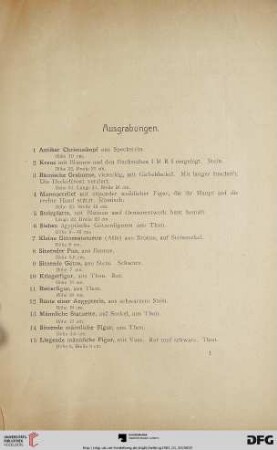 Ausgrabungen (Nr. 1-154)