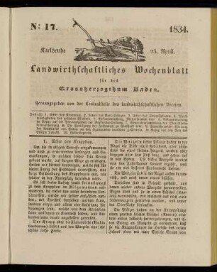 No 17. 25. April. 1834