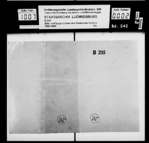 Amt Wachbach: Lagerbuch über Rengershausen