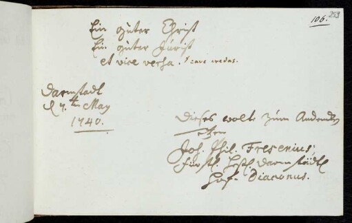 259, Fresenius, Johann Philipp