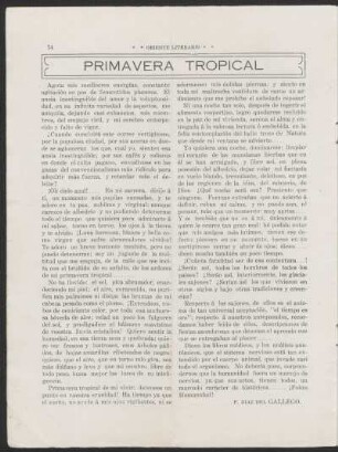 Primavera tropical