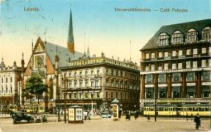 Leipzig: Universitätskirche - Café Felsche
