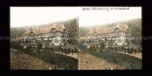 Blick auf Hotel Försterling, Alexisbad, Harzgerode