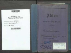 Reimann; Heinrich, Bergassessor; Prüfungs- u. Personalakten Band 1 (Ausarbeitungen)