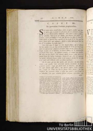 Caput III. De quorundam Fontium proprietatibus. Capitolo III. Di alcune Acque particolari.