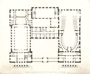 Gärtner, Andreas; München; Theater- und Konzertsaal-Projekt - Grundriss EG