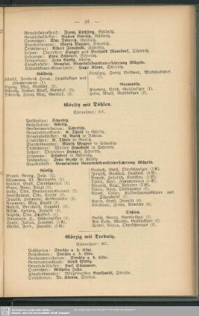 Görzig mit Trebnitz