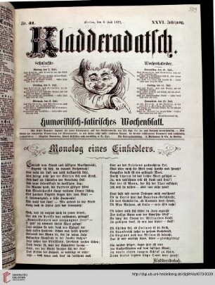 Hefte 31-34, Juli 1873