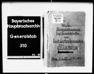 Kommandierung von bayerischen Generalstabsoffizieren zum preußischen Großen Generalstab