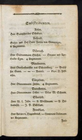 Subskribenten.