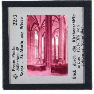 Soest, St. Maria zur Wiese : Blick durch die Kirchenschiffe