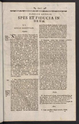 221-243, Titulus CXXXIII. Spes et Fiducia in Deum.