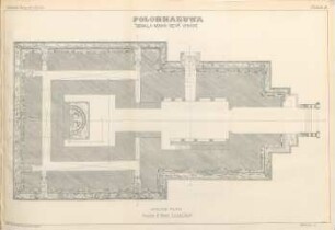 Plate A. Polonnaruwa "Demala-Maha-Seya" Viháré. Ground plan