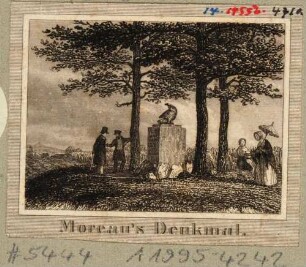 Denkmal für den französischen General der Befreiungskriege gegen Napoleon Jean Victor Moreau (1761-1813)