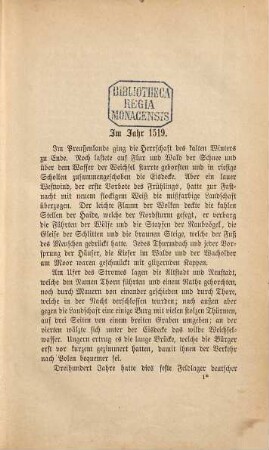 Gesammelte Werke, 11. Die Ahnen ; 4. Marcus König