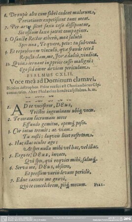 Psalmus CXLII. Voce mea ad Dominum clamavi